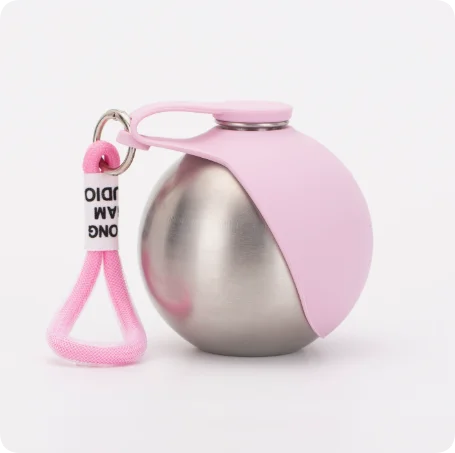Portable Dog Water Bottle with Bowl