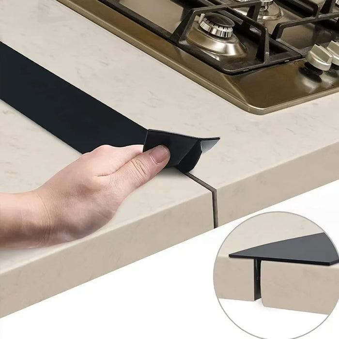 Silicone gap cover between cooker and worktop