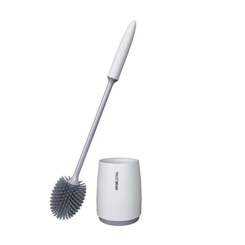 Wall-Mounted Silicone Toilet Brush