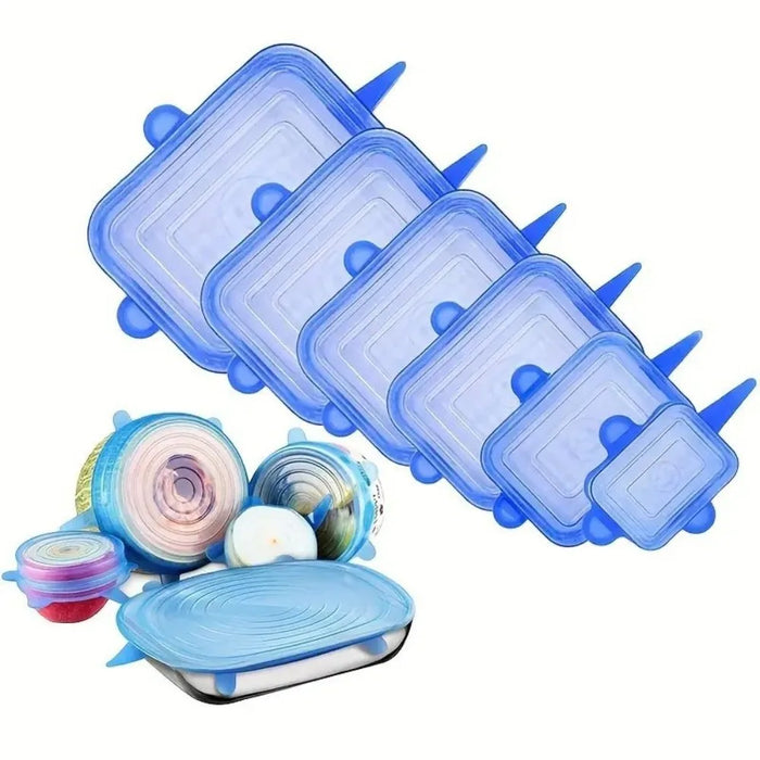 Silicone stretch lids, photo 1