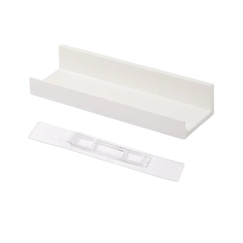 No-Drill Adhesive Bathroom Shelf