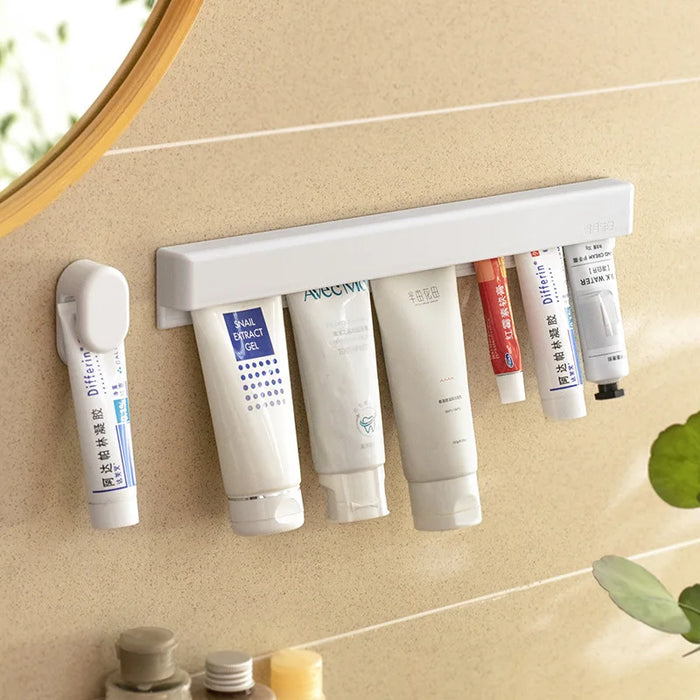 Wall-Mounted Toothpaste Squeezer & Holder
