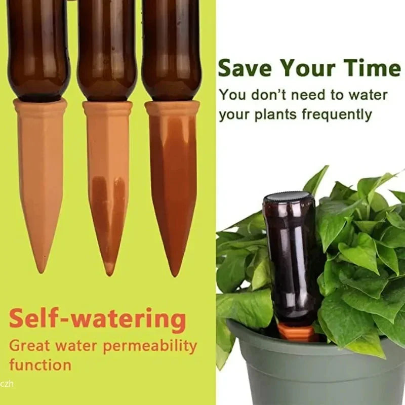 Self-watering terracotta plant spikes, photo 6